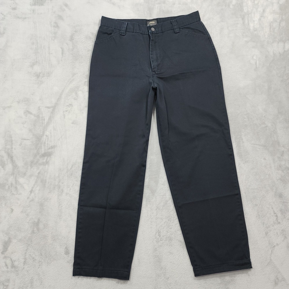 Vintage Riders Casuals Pants Womens 12M Black High Rise Tapered Chino Preppy